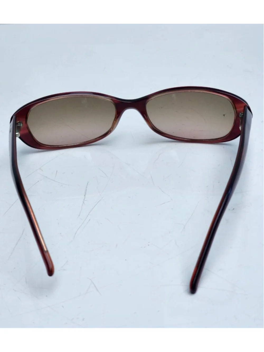 KATE SPADE Rowen Gradient‎ Burgundy Oval Sunglasses #34